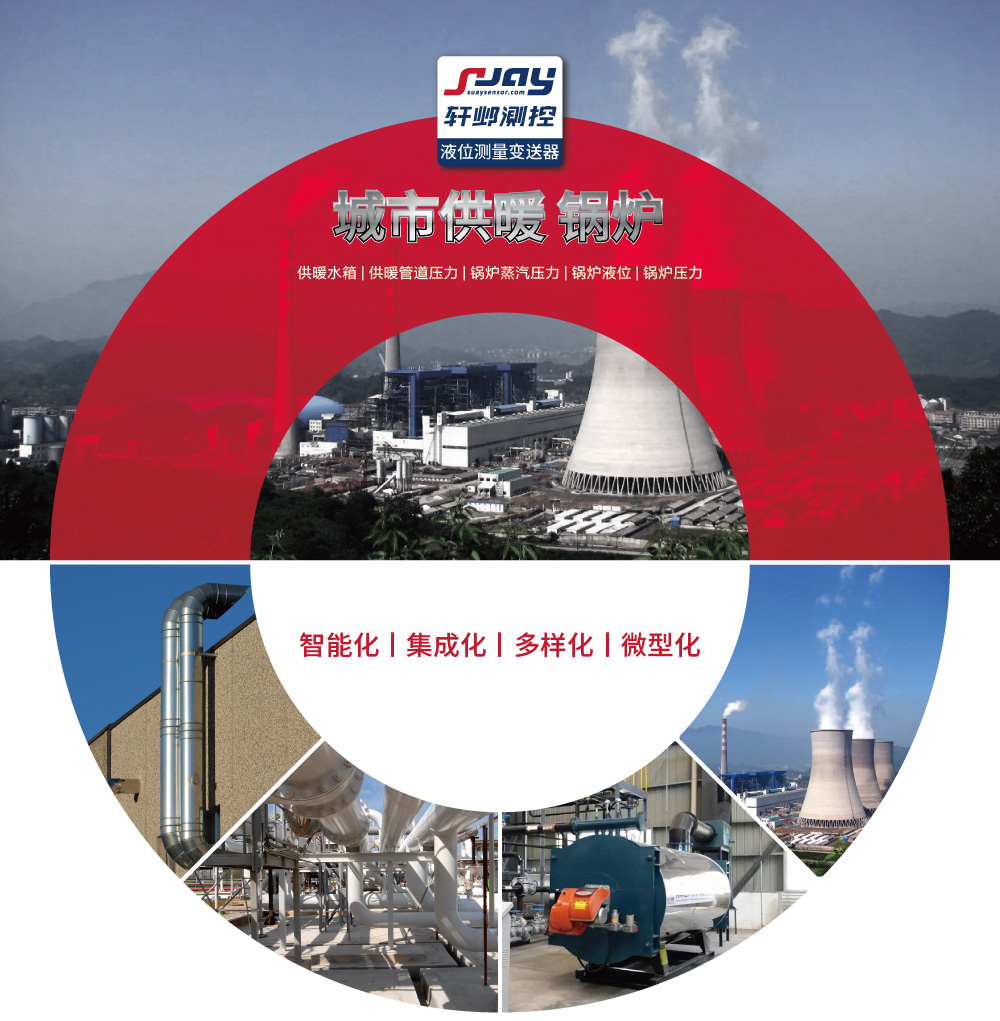 城市供暖、鍋爐（供暖水箱、供暖管道壓力、鍋爐蒸汽壓力、鍋爐液